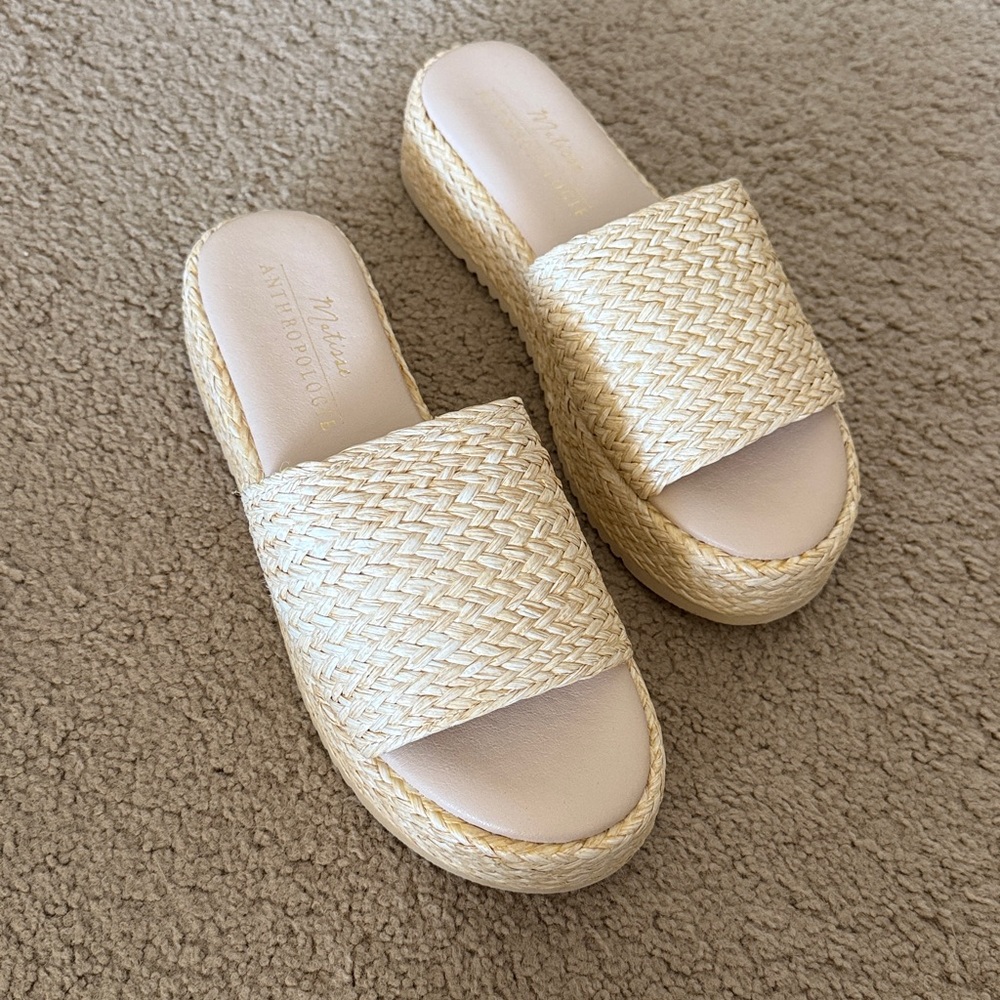 Anthropologie Montego slide sandals